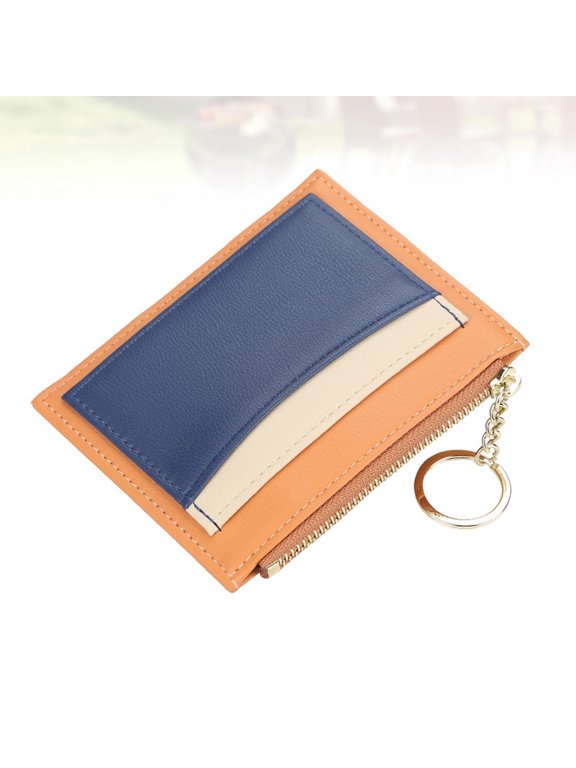 Stylish Orange Splice Wallet, Lightweight and Durable for Travel