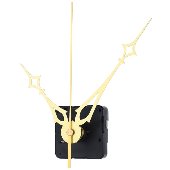 Healifty 1Set Battery Clock Replacement Mechanism with Golden Movement for DIY Clock Making Projects