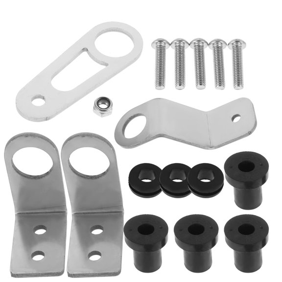 Healifty 1Set Car Radiator Mounting Brackets Metal Radiator Support Kit for Enhanced Cooling Performance