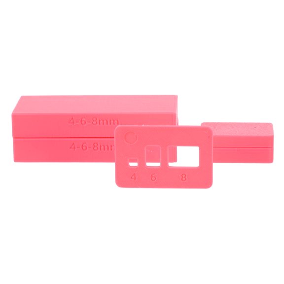 Healifty 1Set Craft Bead Roller Tool Polymer Clay with Precise Bead Sizing and Piercing Kit in Rosy