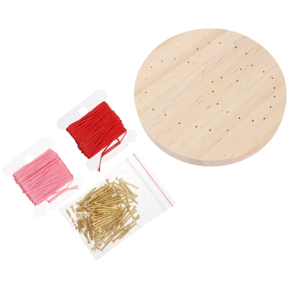 Healifty 1Set DIY String Art Kit with Durable Materials and Assorted Colors for Home Decor