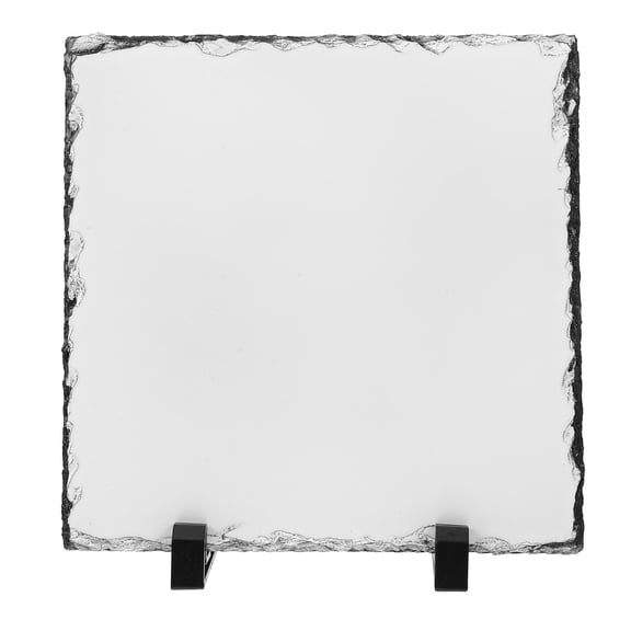 Healifty Sublimation with Holder - 1 Set Photo Frame Display for Craft Projects