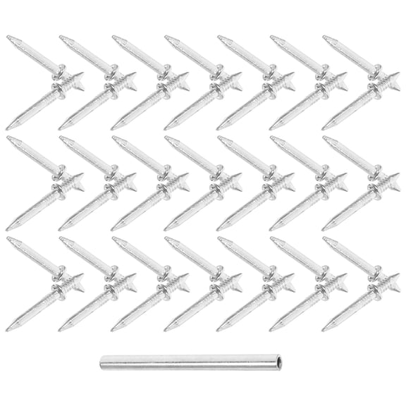 Healifty 1Set Double Headed Nails for Wall Baseboard with Durable Rust Resistant Material
