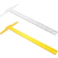thumbnail image 1 of Healifty 2-Pack Double-Sided Plastic Rulers for Precise Drawing, Drafting, Measuring, and Crafting Tools, 1 of 8