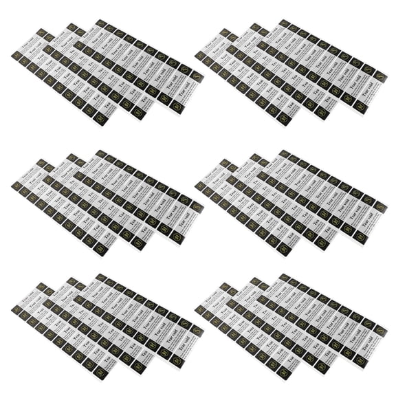 Healifty 200Pcs Tamper Evident Shipping Labels for Package with Durable Matte Plated Silver Non Transfer Material