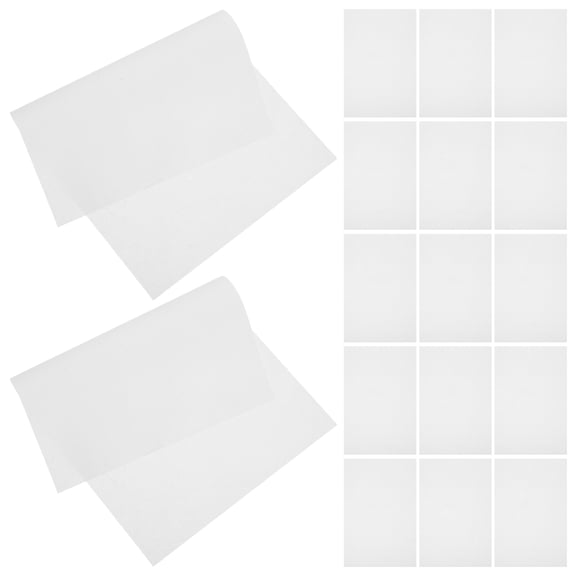 Healifty 200Pcs White Soap Packing Paper Wrap Moisture Resistant Soft Texture for Bath Bombs and Floral Packages