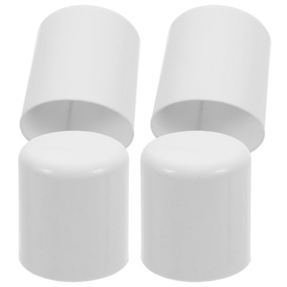 Healifty 20pcs E40 Plastic Lamp Socket Protective Cover White Impact Resistant