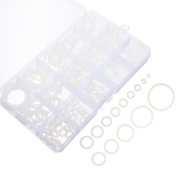 Healifty 225 rings Assorted Tap Washers Silicone Sealing Gasket Set for Engineers