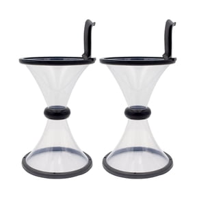 Healifty 2-Pack Black Banks for Money Saving, and Unique Desk Decor for Home and Office Use