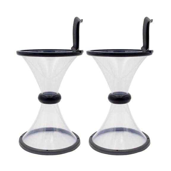 Healifty 2-Pack Black Banks for Money Saving, and Unique Desk Decor for Home and Office Use