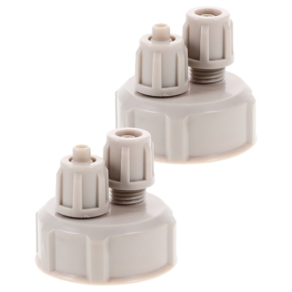 Healifty 2Pcs Fish Tank Aerators Khaki ABS for DIY Reactor