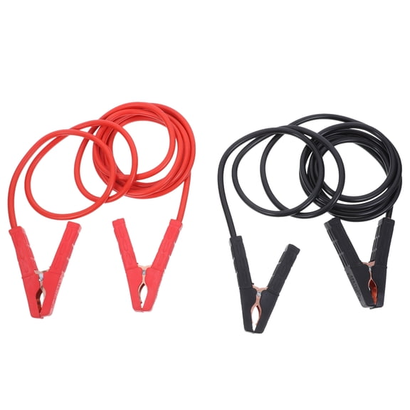 Healifty 2Pcs Heavy Duty Car Jumper Cables Kit with Quick Connect Feature and Multifunctional Emergency Power