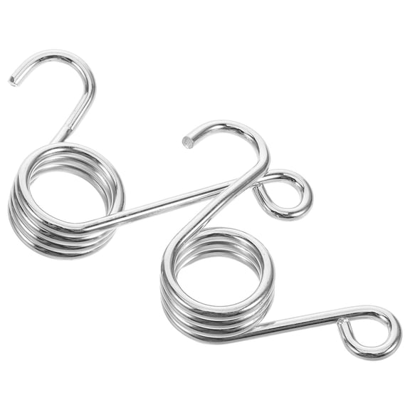 Healifty 2Pcs Silver Motorcycle Pedal Restoring Springs for Throttle Brake Pedal Recovery System