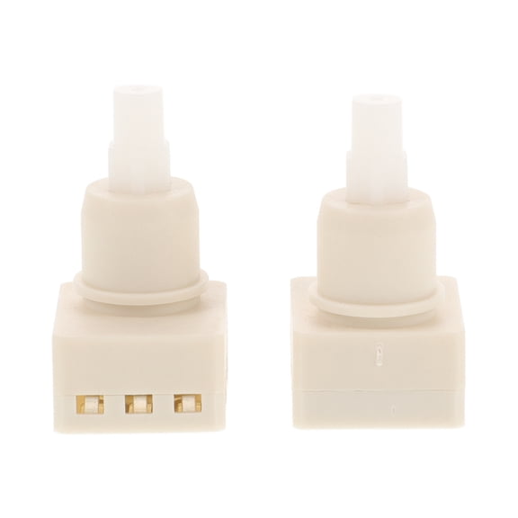 Healifty 2Pcs Vehicle Dome Lamp Switch Kit White with Easy Installation and Durable ABS Material