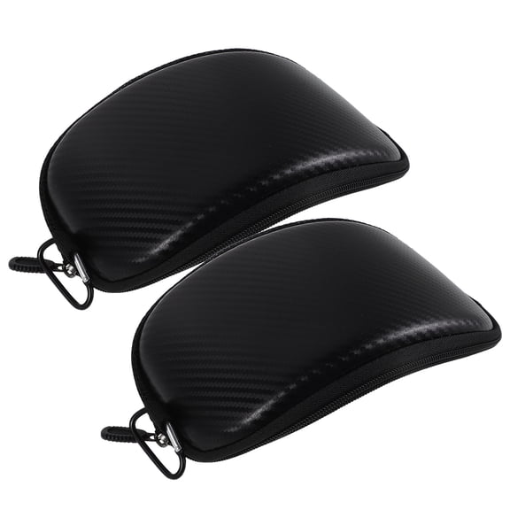 Healifty 2Pcs Waterproof Protective Goggle Cover Case Hard Shell for Ski Snowboard Glasses