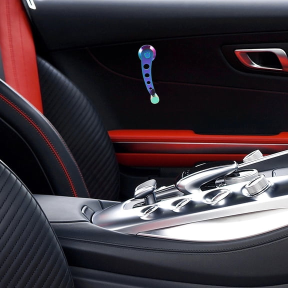 Healifty 2Pcs Window Handle Crank Replacement Durable Design Chrome Plated for Vehicle Owners