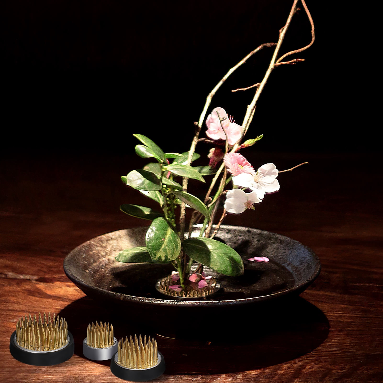 Healifty 3Pcs Flower Fixation Tools for Floral Arrangement Multi Copper ...