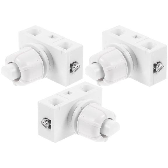 Healifty White ABS Self-Reset Push Button for Lamp - Easy Installation