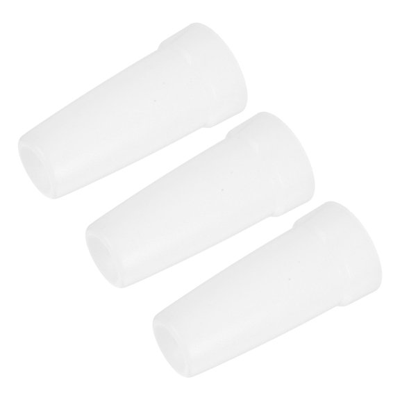 Healifty 3Pcs Soft Light Flashlight Diffuser Cap White Plastic Lens Cover for Tent Reading and Night Use