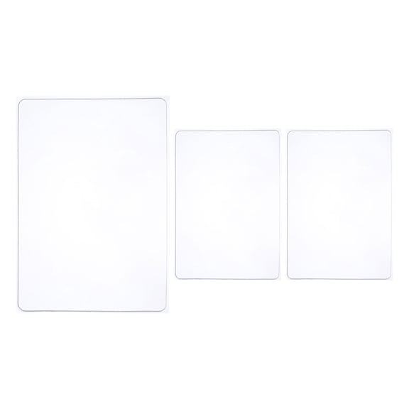 Healifty 3Pcs Transparent Gel Plates for Printing Easy to Use Gel Plate Set for Art and Craft Projects