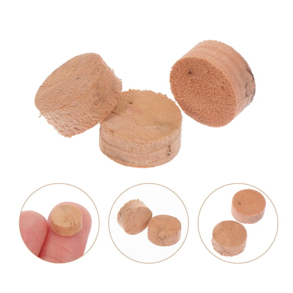 Healifty 3Pcs Tuba Cork Mats Khaki Repairing Musical Instrument Players