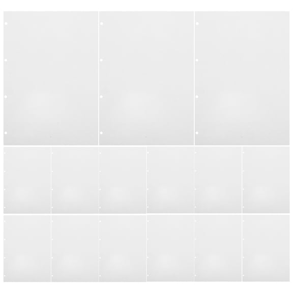 Healifty 40Pcs Loose Leaf Filler Paper Binder Inserts White for Dynamic Writing