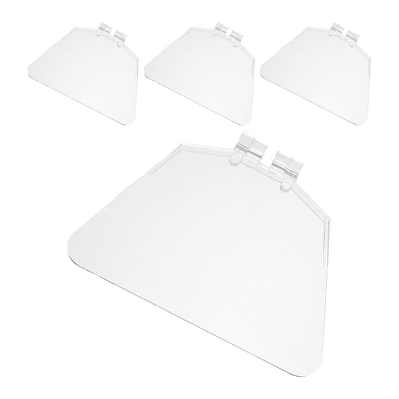 Healifty 4Pcs Adjustable Bench Grinder Safety Guard 6 Inch Clear Lens for Home Improvement
