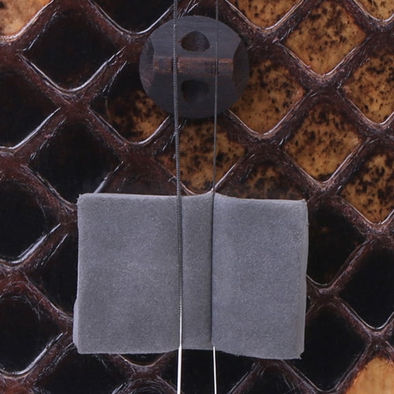 Healifty Erhu Practice Mute in Dark Grey Sponge, Volume Reducer for Quiet and Effective Practice