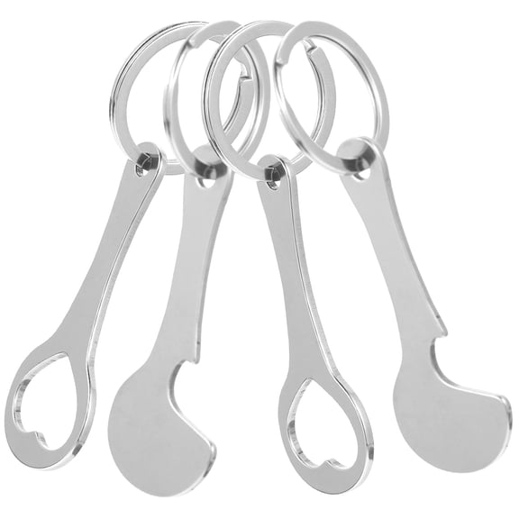 Healifty 4-Pack Keychain Shopping Cart Tokens for Convenient Trolley Access and Easy Use While Shopping