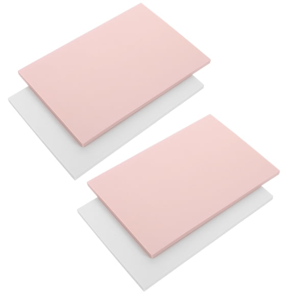 Healifty 4Pcs Rubber Carving Blocks for Craft Durable Rubber Stamp Making and Linoleum Printing Kit