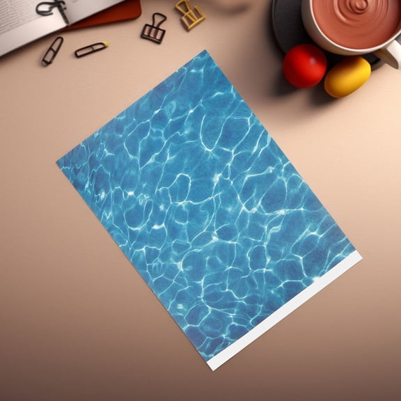 Healifty 4-Pack Sky Realistic Water Texture Paper for Dollhouse Crafts and Outdoor Diorama Scene Decoration