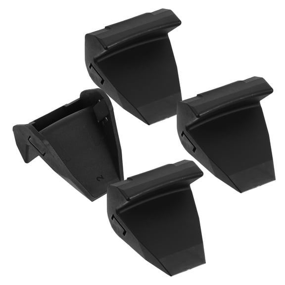 Healifty 4Pcs Sturdy Tire Clamp for Car with Nylon Sleeve and Rim Protection Black