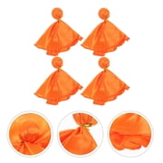 Healifty Orange Football Referee Kit, 4-Piece Sports Official Game Management Set for Coaches, Umpires and Penalty Calls