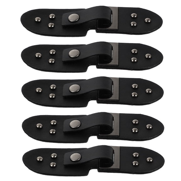 Healifty 5 Pairs Cloak Toggles Black Metal Toggle Closures for Sewing