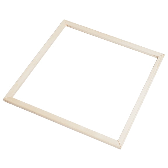 Healifty 50cm Beige Wood Canvas Frame Kit, Bar Frame for Oil Painting, Wall Art, Artist Canvas Display, Craft Decor