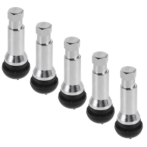 Healifty 5Pcs Car Tubeless Tire Valve Stem Multi Color with Built in Valve Core Durable Design