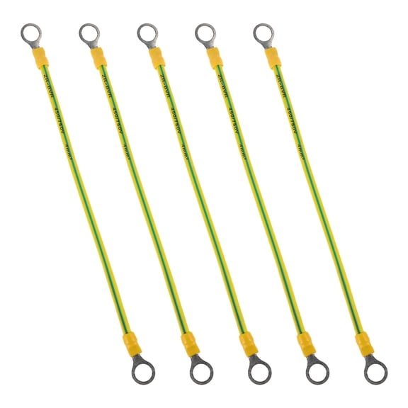Healifty 5Pcs Earth Bonding Wire Ground Strap for Cars Durable Material Ensuring Stable Current