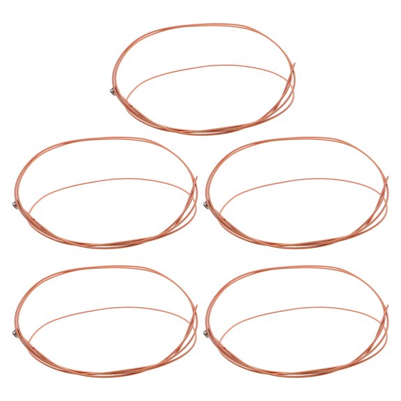 Healifty 5pcs Metal Acoustic Guitar 3rd String for Quick Replacement and Tuning