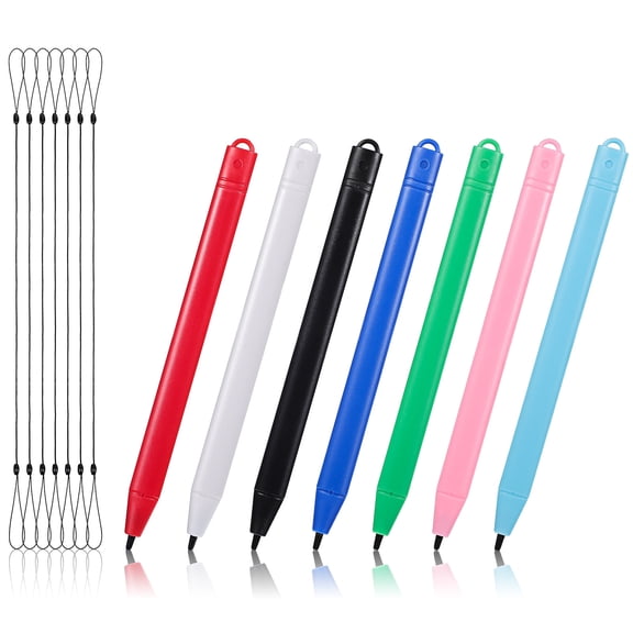 Healifty 7-Piece Stylus Pen Set for Screens, Drawing, and Writing - Assorted Colors, Portable and Compatible with Tablets