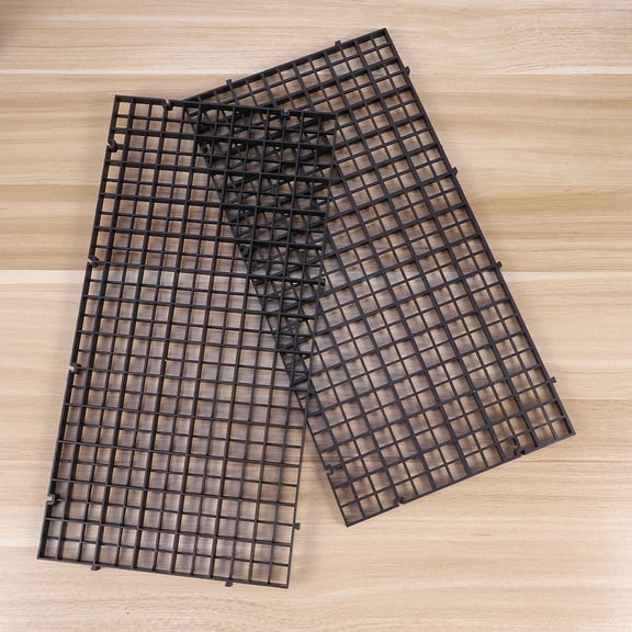 Healifty 8Pcs Aquarium Net Isolation Board Black Plastic Frame for Fish Separation