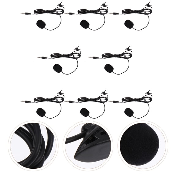 Healifty Multi-Functional Clip- Microphones for Live Streaming, PVC Build with Compact and Portable Design
