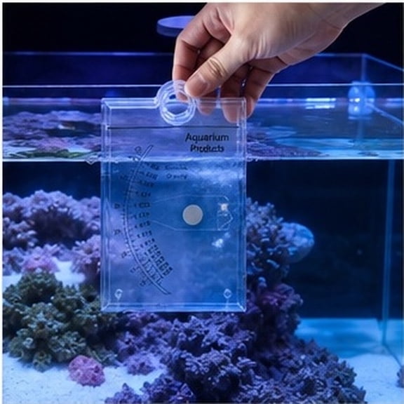 Healifty Acrylic Aquarium Hydrometer, Automatic Salinity Specific Tester for Fish Marine Aquarium
