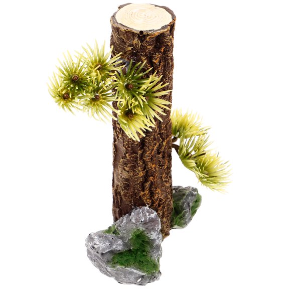 Healifty Artificial Tree Trunk Resin Wear-Resistant Landscape Stump for Decor