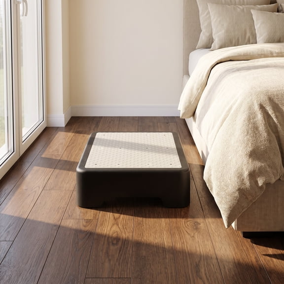 Healifty Bedside Step Stool for Elderly, Height Adjustable, Anti-Slip