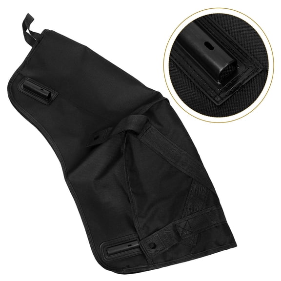 Healifty Black Replacement Fabric for Folding Chair Seat, Quick-Dry Cloth for Easy Repair and Comfortable Seating