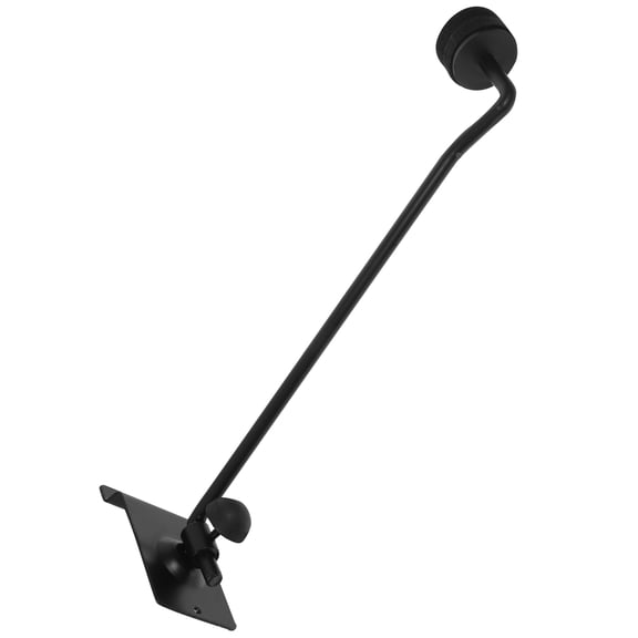 Healifty Black Metal Cymbal Arm Hanger for Wall Slatwall Cymbals Display Frame Support