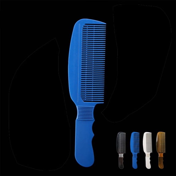 Healifty Blue Hairdressing Comb with Smooth Surface for Easy Hair Modelling and Massage Experience