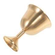 Healifty Blessing Cup for Home Golden Brass 1Pack