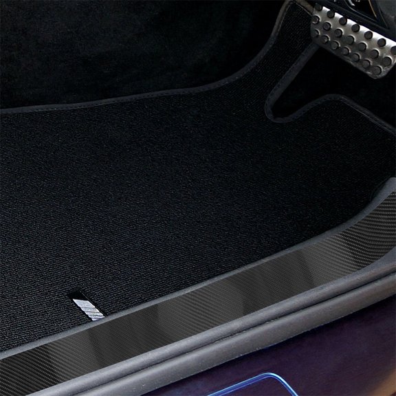 Healifty Car Door Edge Protector Tape Black Carbon Fiber Texture Self Adhesive Door Sill Guard