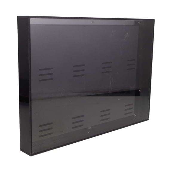 Healifty Black Acrylic Award Case, Spacious Storage for Medals and Trophies